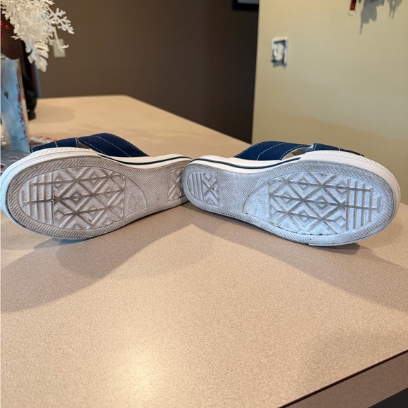 Converse One Star Blue Slide Women’s Sandals - Picture 7 of 7